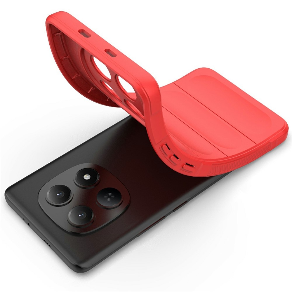 Rugg odolný gélový obal na Xiaomi Redmi Note 15 4G - červený