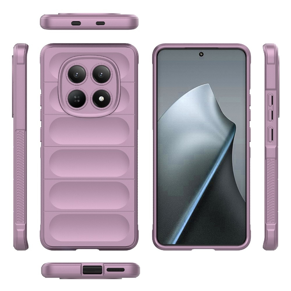 Rugg odolný gélový obal na Xiaomi Redmi Note 15 4G - svetlofialový