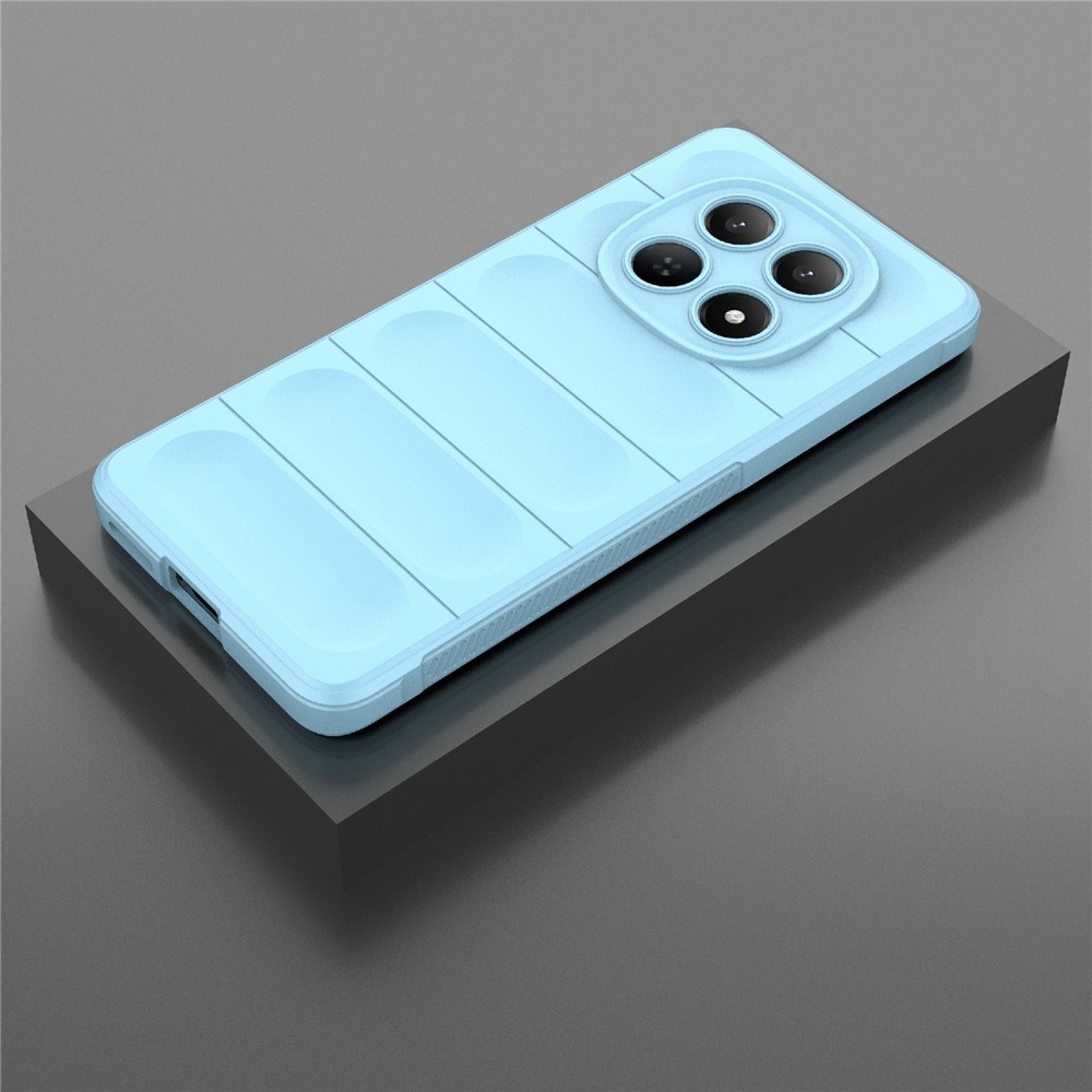 Rugg odolný gélový obal na Xiaomi Redmi Note 15 4G - svetlomodrý
