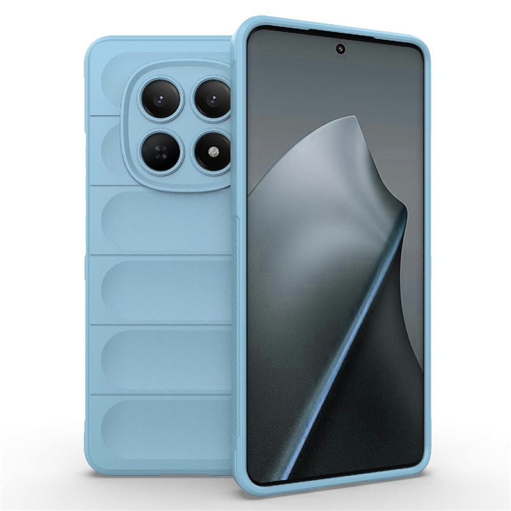 Rugg odolný gélový obal na Xiaomi Redmi Note 15 4G - svetlomodrý