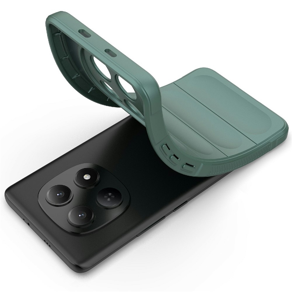 Rugg odolný gélový obal na Xiaomi Redmi Note 15 4G - zelený