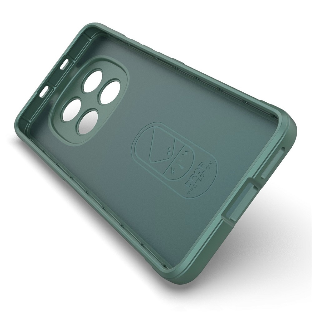 Rugg odolný gélový obal na Xiaomi Redmi Note 15 4G - zelený
