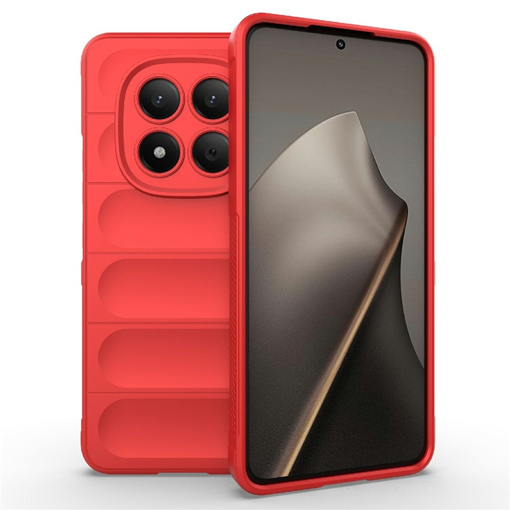 Rugg odolný gélový obal na Xiaomi Redmi Note 15 Pro 4G - červený