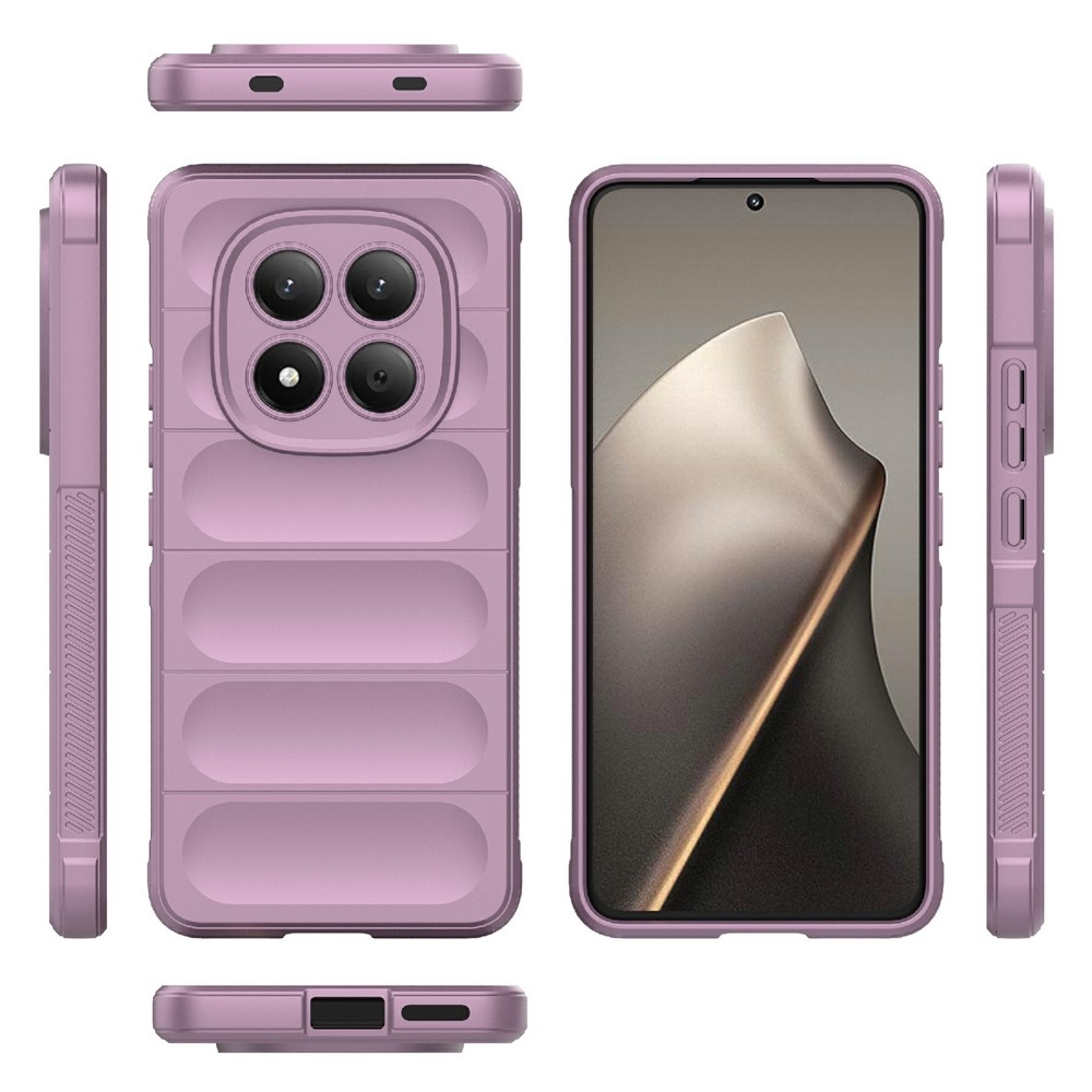 Rugg odolný gélový obal na Xiaomi Redmi Note 15 Pro 4G - svetlofialový