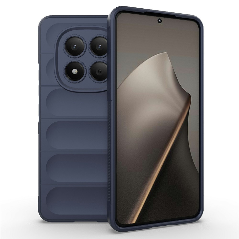 Rugg odolný gélový obal na Xiaomi Redmi Note 15 Pro 4G - tmavomodrý