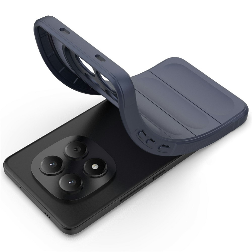 Rugg odolný gélový obal na Xiaomi Redmi Note 15 Pro 4G - tmavomodrý