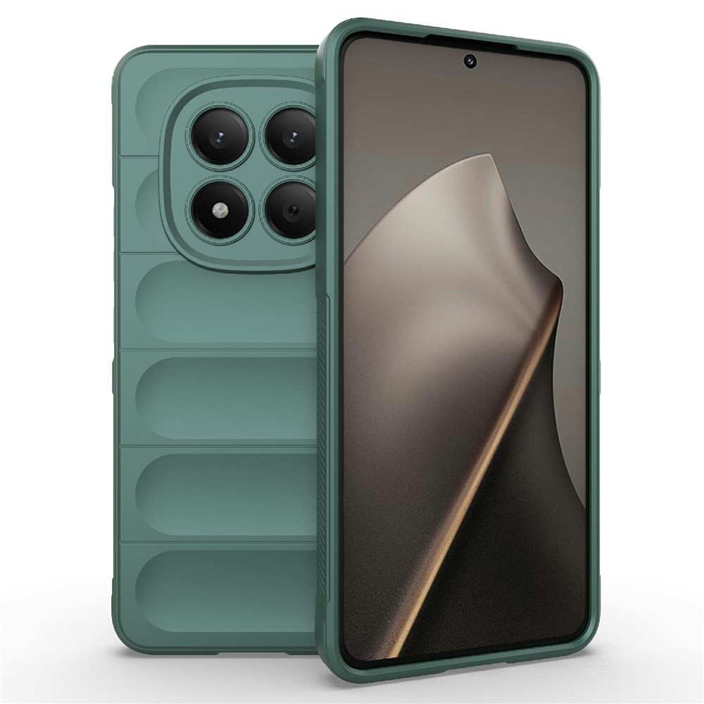 Rugg odolný gélový obal na Xiaomi Redmi Note 15 Pro 4G - zelený