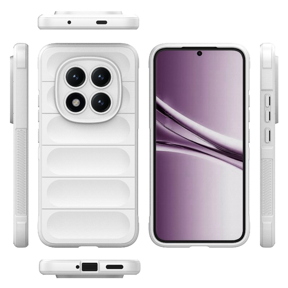 Rugg odolný gélový obal na Xiaomi Redmi Note 15 Pro+ 5G - biely