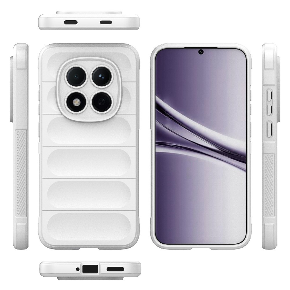 Rugg odolný gélový obal na Xiaomi Redmi Note 15 Pro 5G - biely