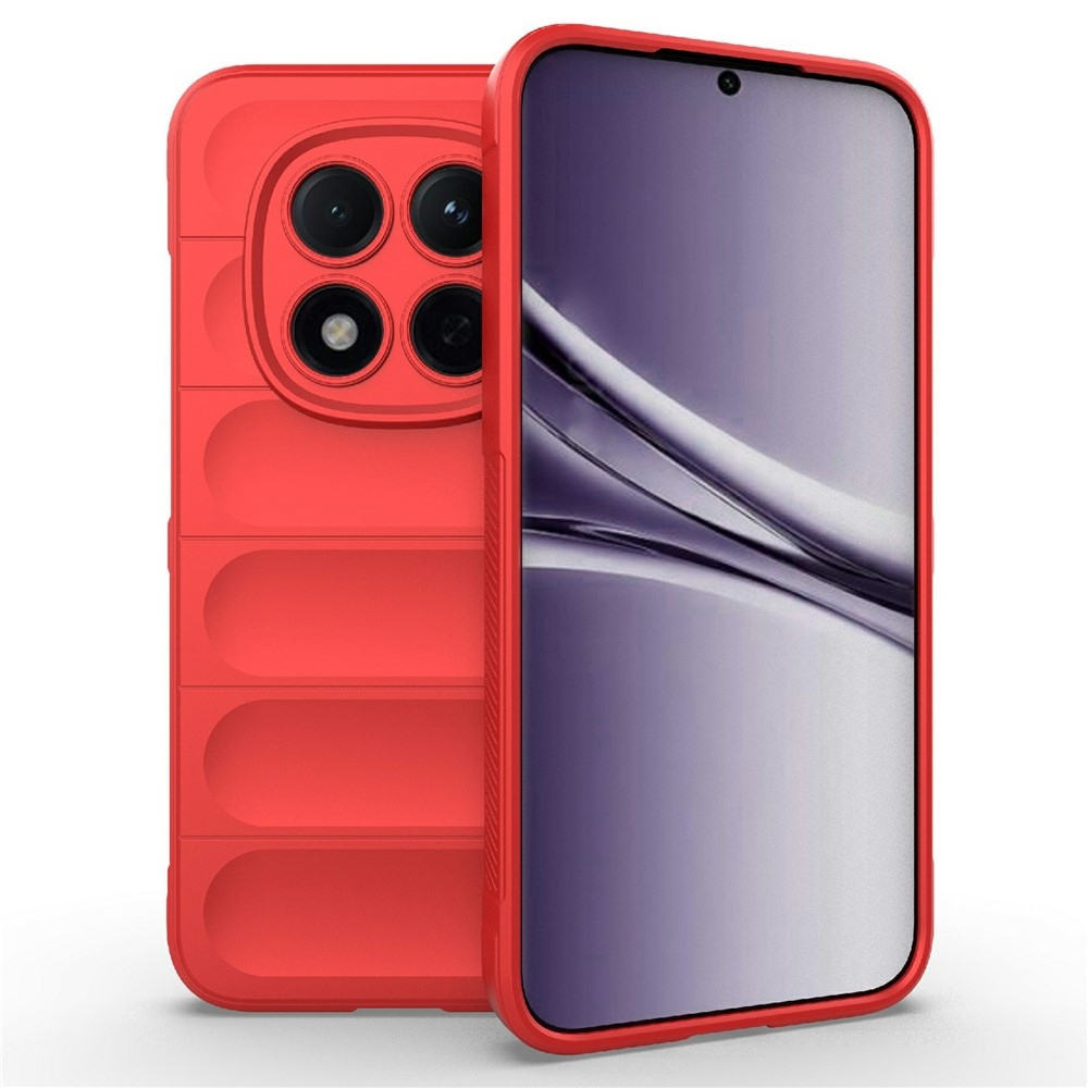 Rugg odolný gélový obal na Xiaomi Redmi Note 15 Pro 5G - červený