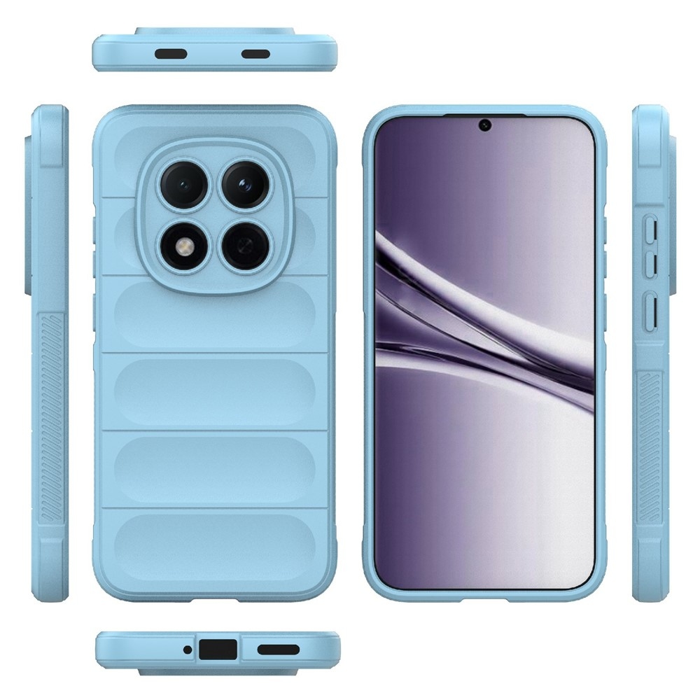 Rugg odolný gélový obal na Xiaomi Redmi Note 15 Pro 5G - svetlomodrý