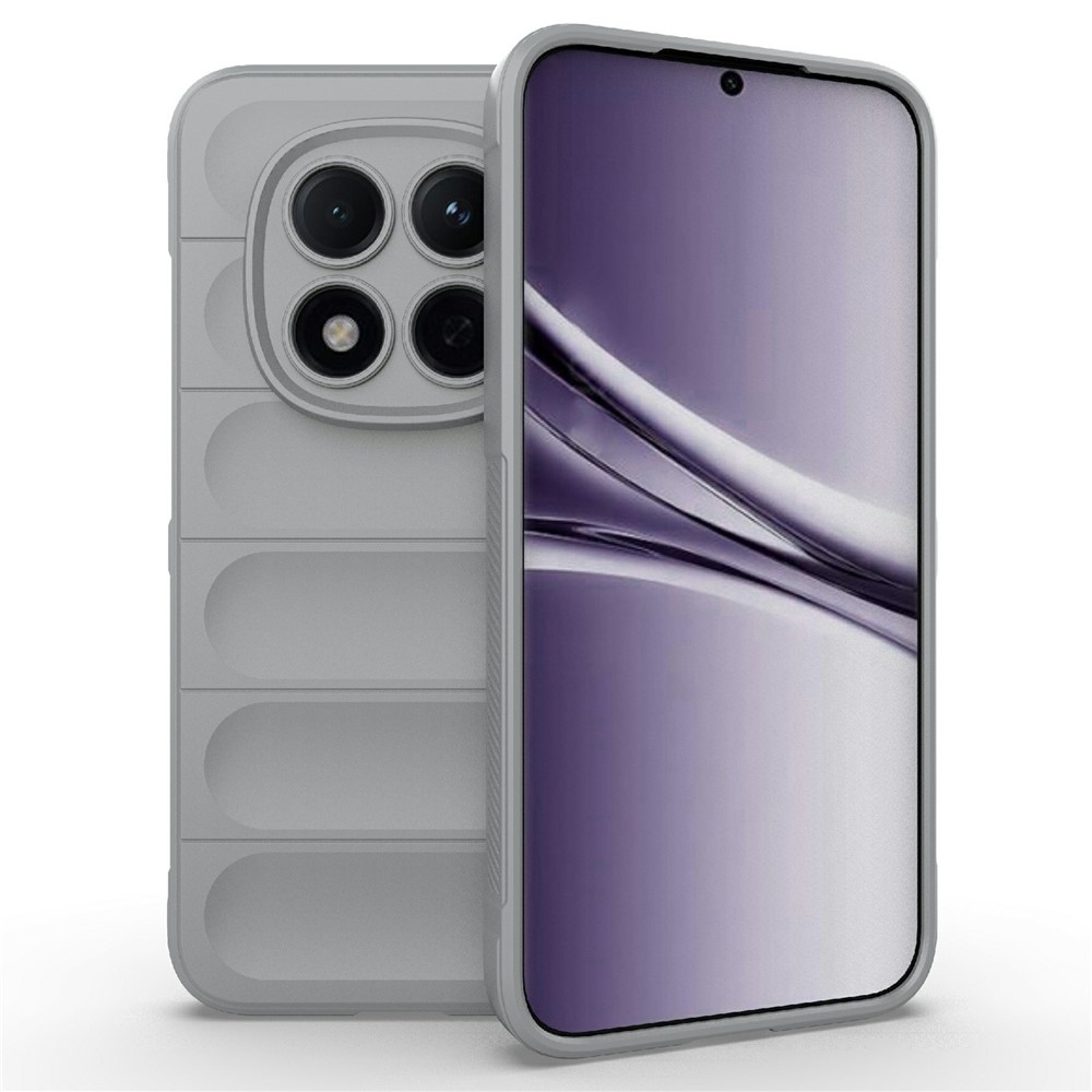 Rugg odolný gélový obal na Xiaomi Redmi Note 15 Pro 5G - svetlosivý