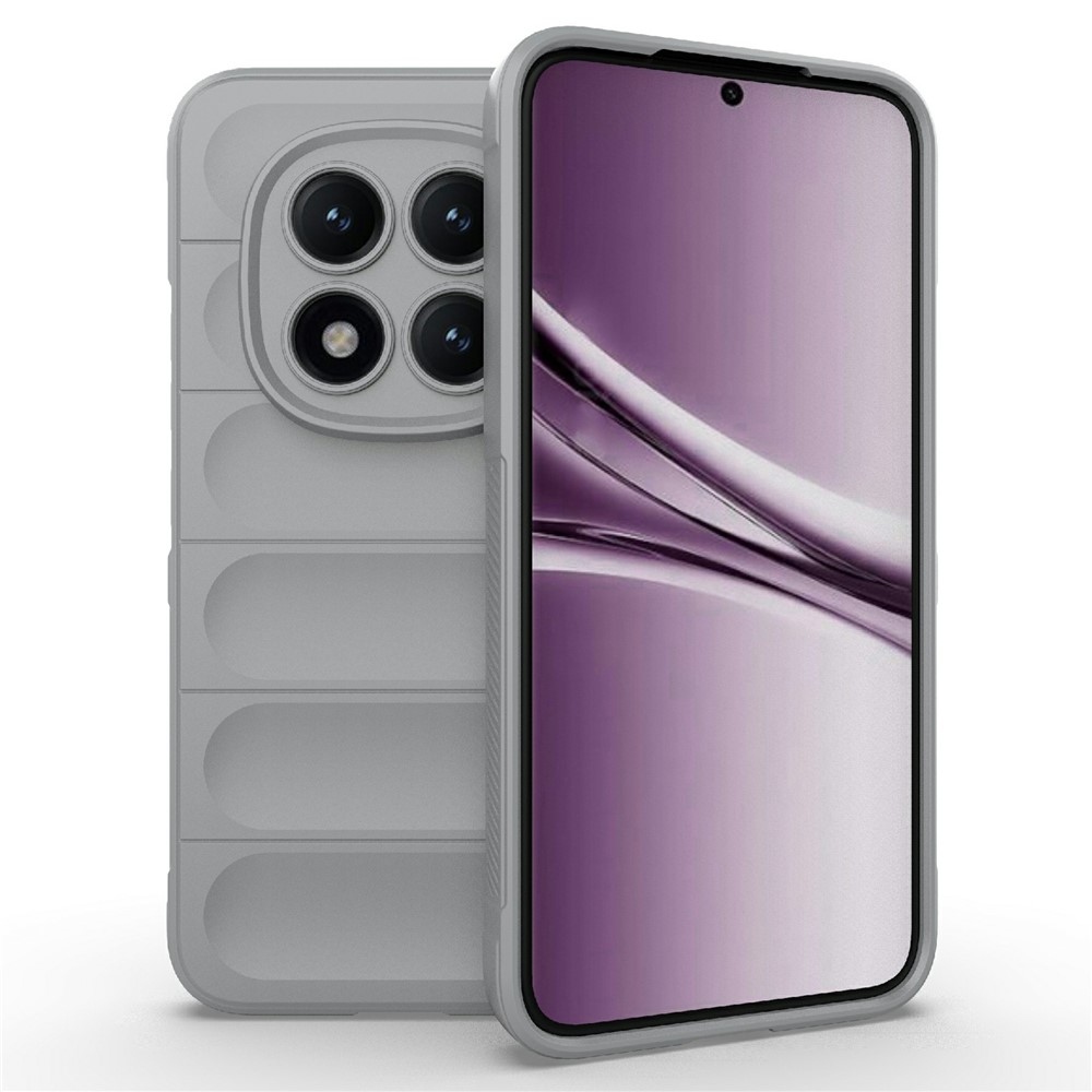 Rugg odolný gélový obal na Xiaomi Redmi Note 15 Pro+ 5G - svetlosivý