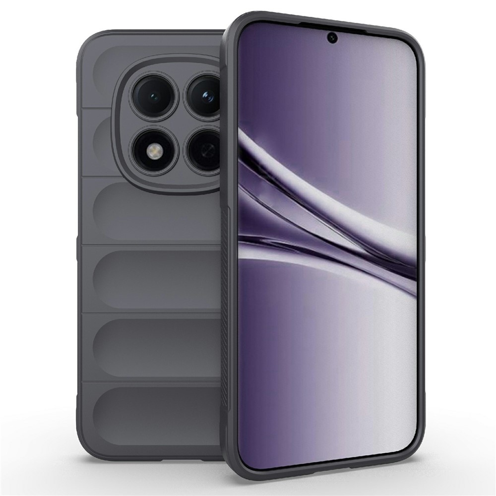 Rugg odolný gélový obal na Xiaomi Redmi Note 15 Pro 5G - tmavosivý