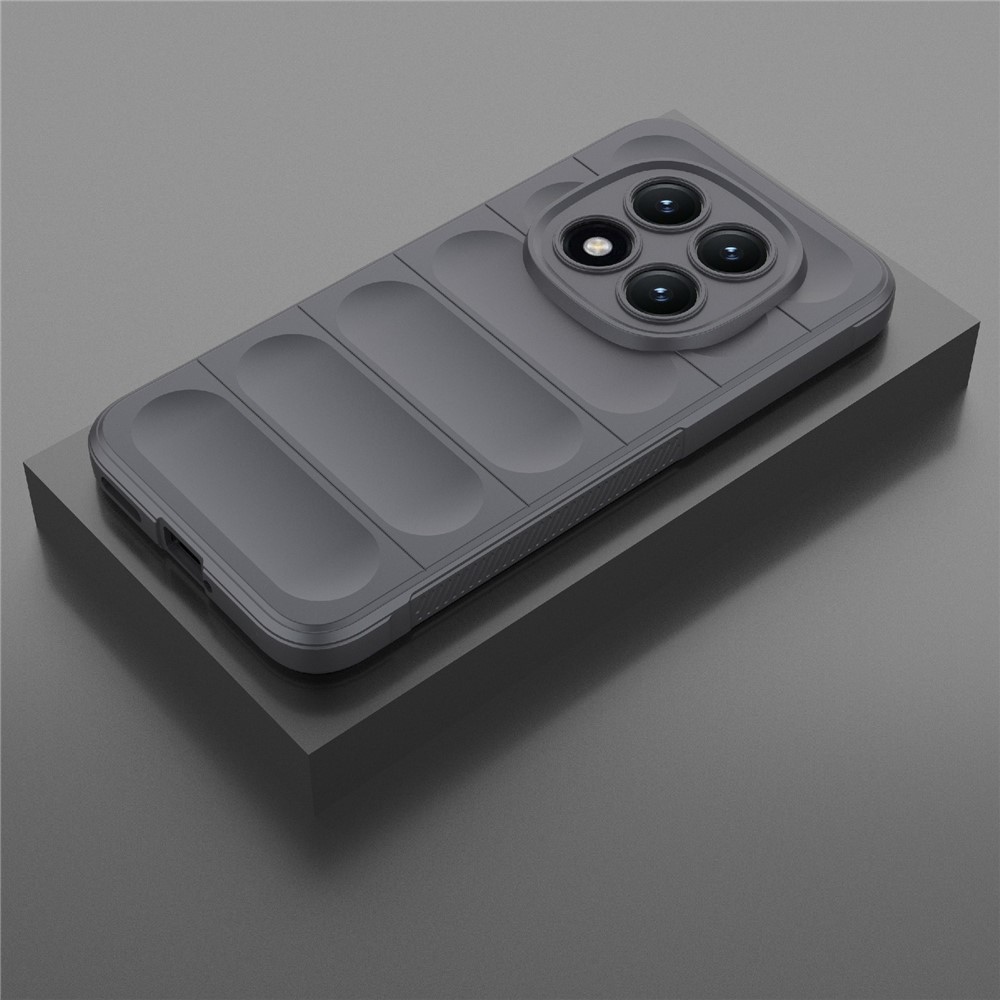 Rugg odolný gélový obal na Xiaomi Redmi Note 15 Pro+ 5G - tmavosivý