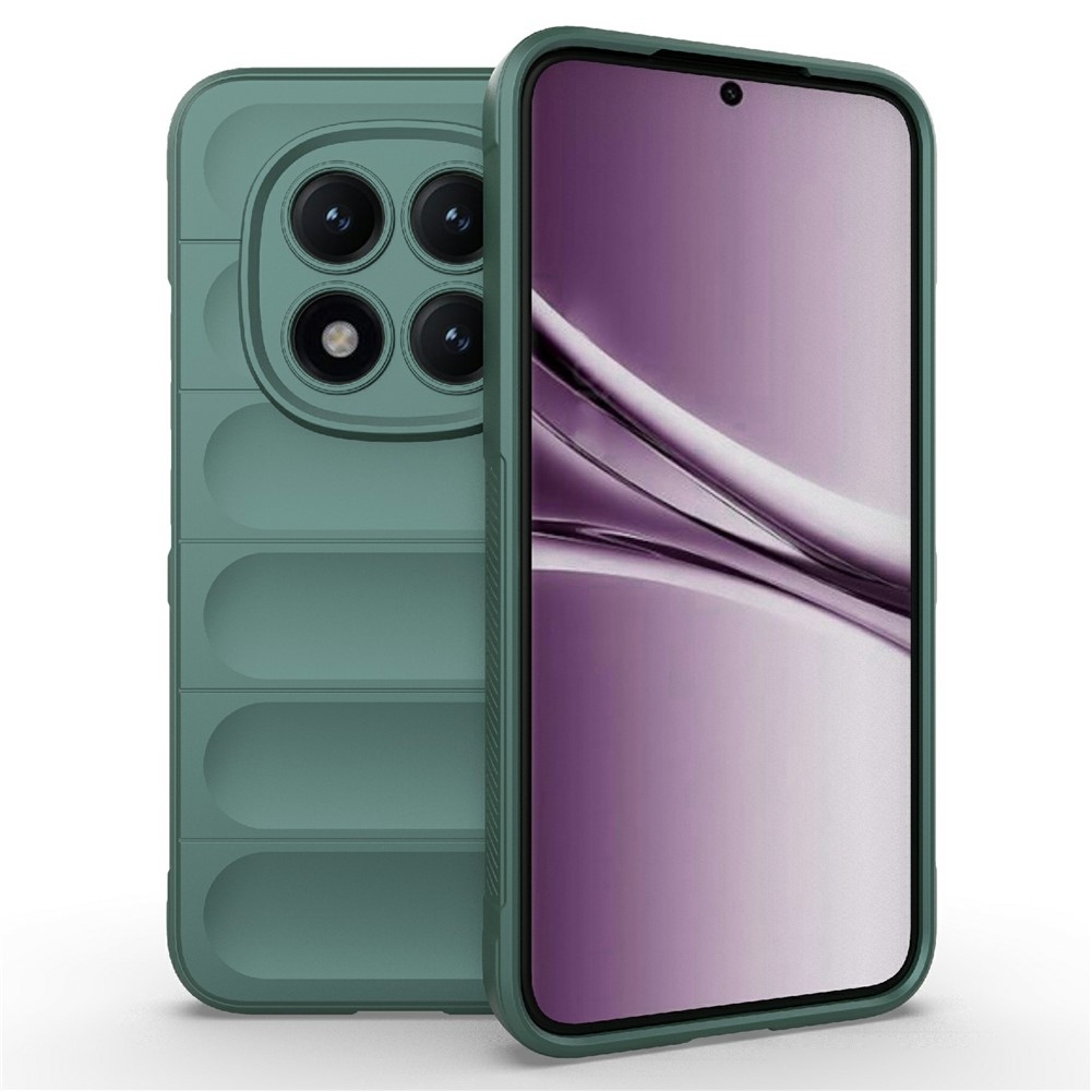 Rugg odolný gélový obal na Xiaomi Redmi Note 15 Pro+ 5G - zelený