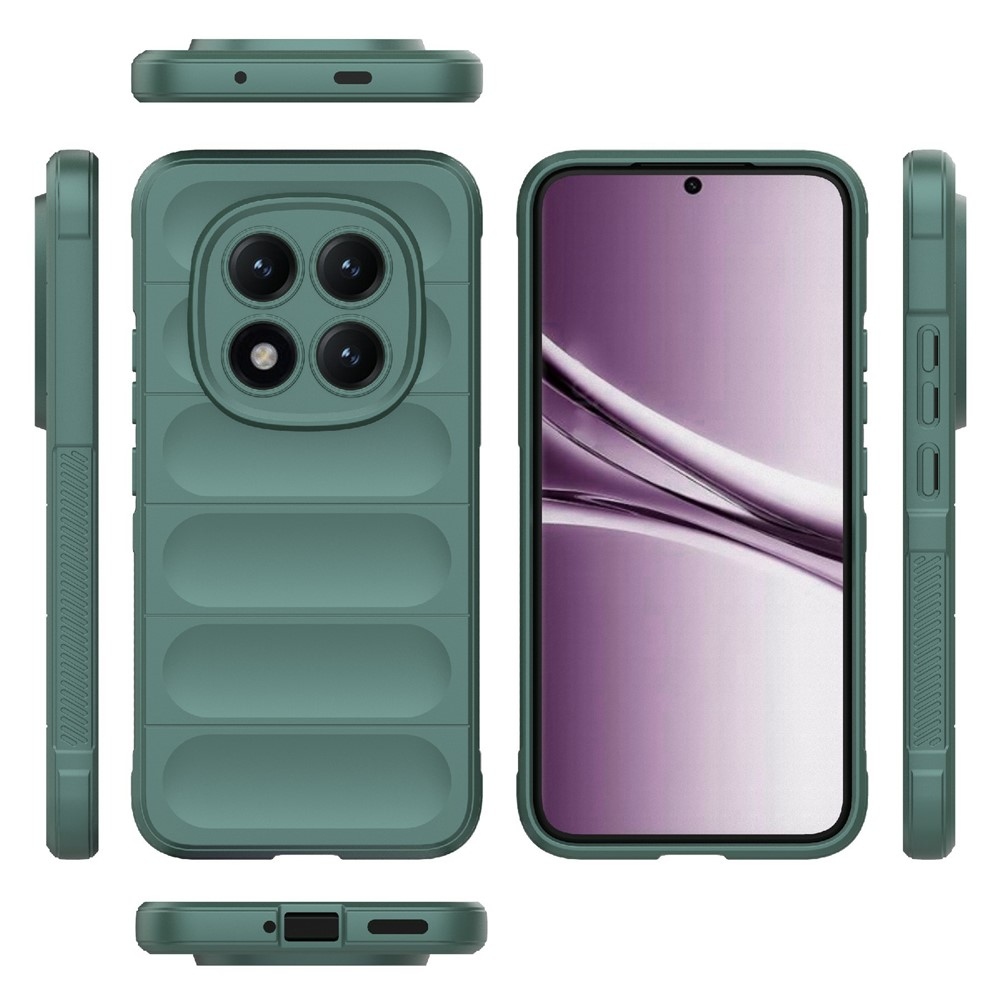 Rugg odolný gélový obal na Xiaomi Redmi Note 15 Pro+ 5G - zelený