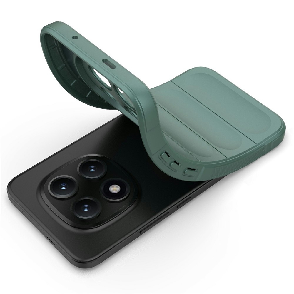 Rugg odolný gélový obal na Xiaomi Redmi Note 15 Pro+ 5G - zelený