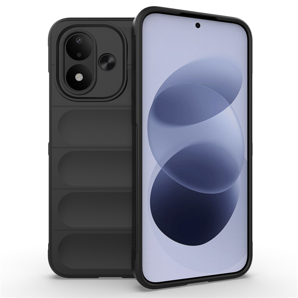 Rugg odolný gélový obal na Xiaomi Redmi Note 17 4G/5G - čierny