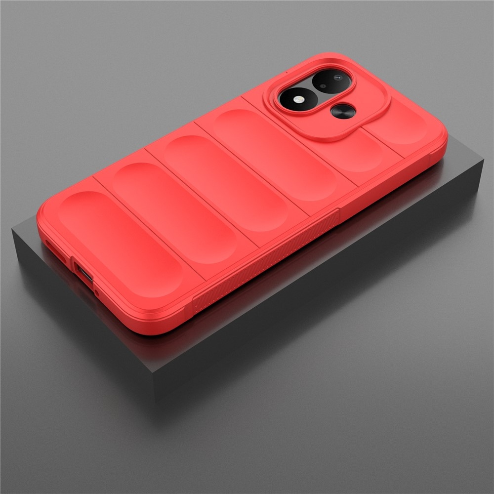Rugg odolný gélový obal na Xiaomi Redmi Note 17 4G/5G - červený