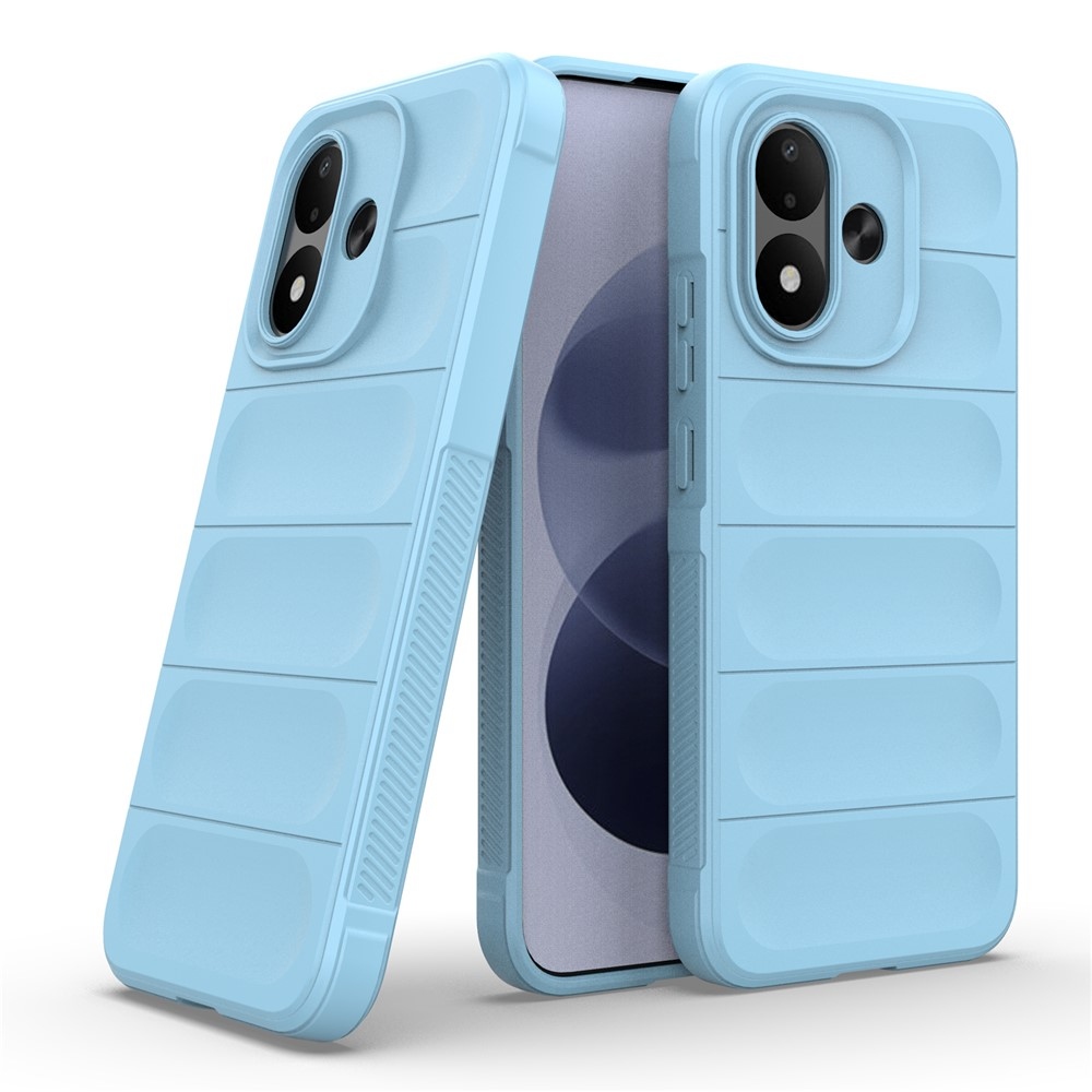 Rugg odolný gélový obal na Xiaomi Redmi Note 17 4G/5G - svetlomodrý