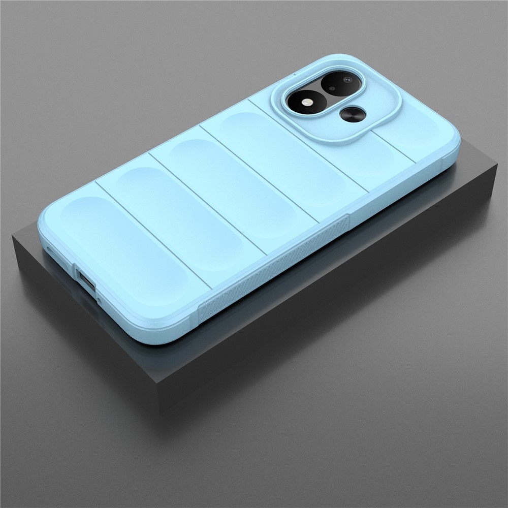 Rugg odolný gélový obal na Xiaomi Redmi Note 17 4G/5G - svetlomodrý