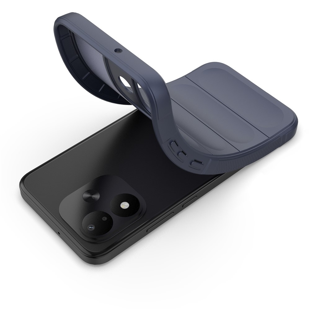 Rugg odolný gélový obal na Xiaomi Redmi Note 17 4G/5G - tmavomodrý