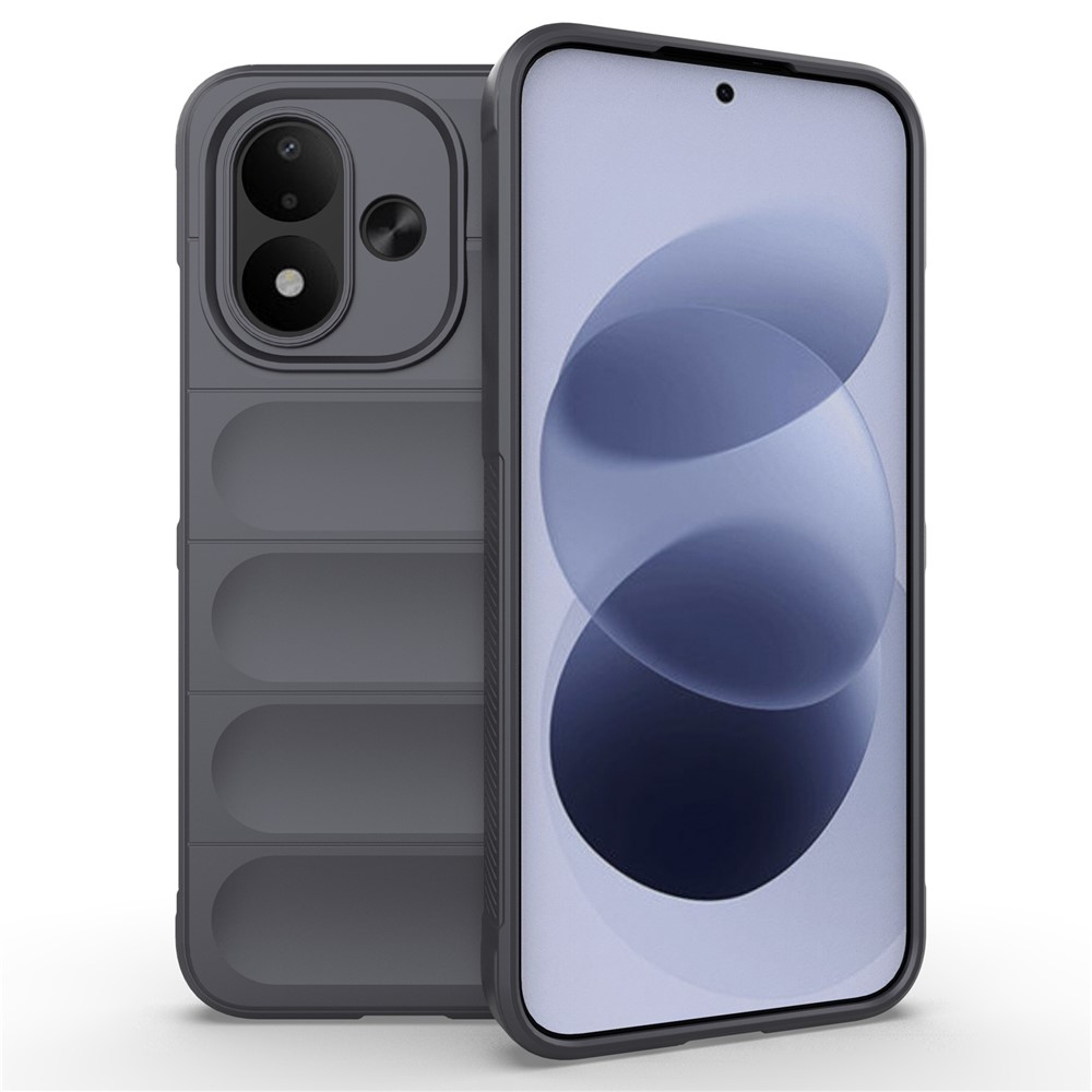 Rugg odolný gélový obal na Xiaomi Redmi Note 17 4G/5G - tmavosivý
