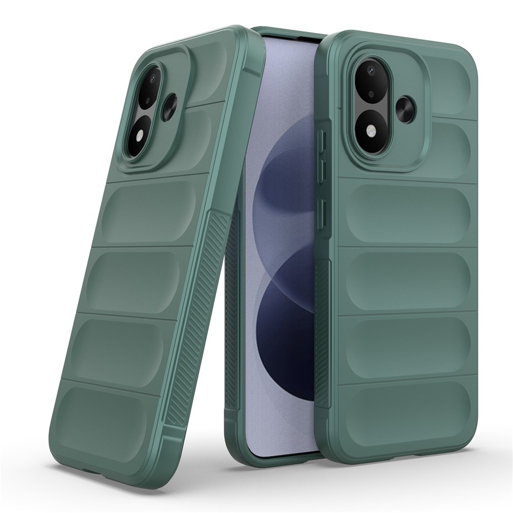 Rugg odolný gélový obal na Xiaomi Redmi Note 17 4G/5G - zelený