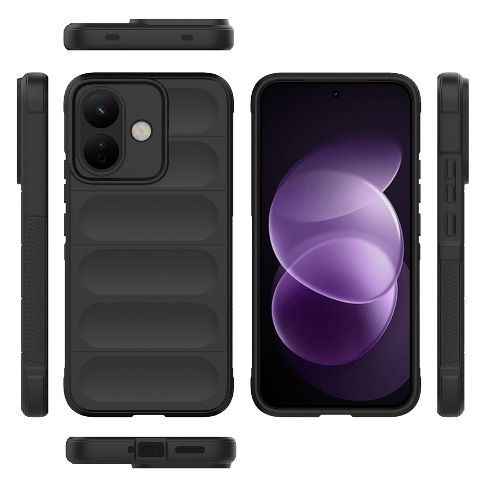 Rugg odolný gélový obal na Xiaomi Redmi Note 17 Pro 5G - čierny