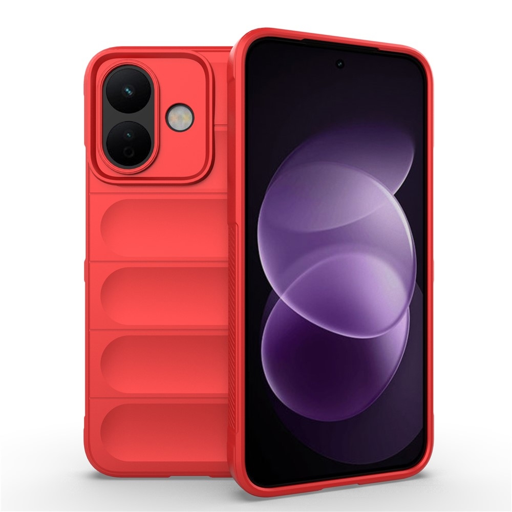 Rugg odolný gélový obal na Xiaomi Redmi Note 17 Pro 5G - červený