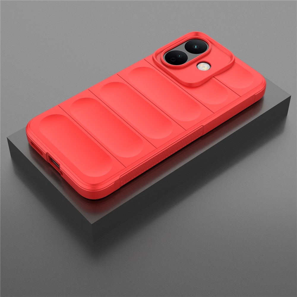 Rugg odolný gélový obal na Xiaomi Redmi Note 17 Pro 5G - červený