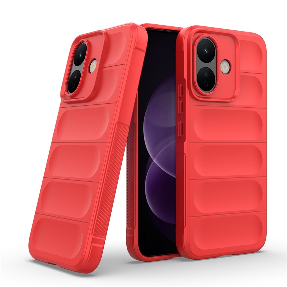 Rugg odolný gélový obal na Xiaomi Redmi Note 17 Pro 5G - červený