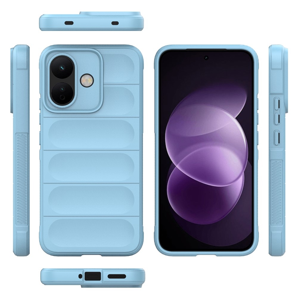 Rugg odolný gélový obal na Xiaomi Redmi Note 17 Pro 5G - svetlomodrý