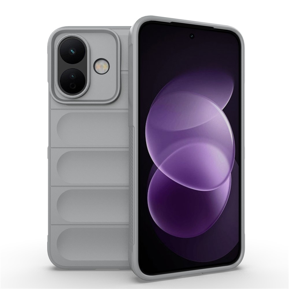 Rugg odolný gélový obal na Xiaomi Redmi Note 17 Pro 5G - svetlosivý