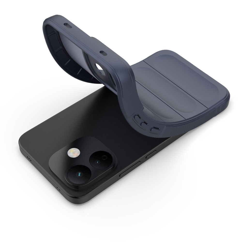 Rugg odolný gélový obal na Xiaomi Redmi Note 17 Pro 5G - tmavomodrý