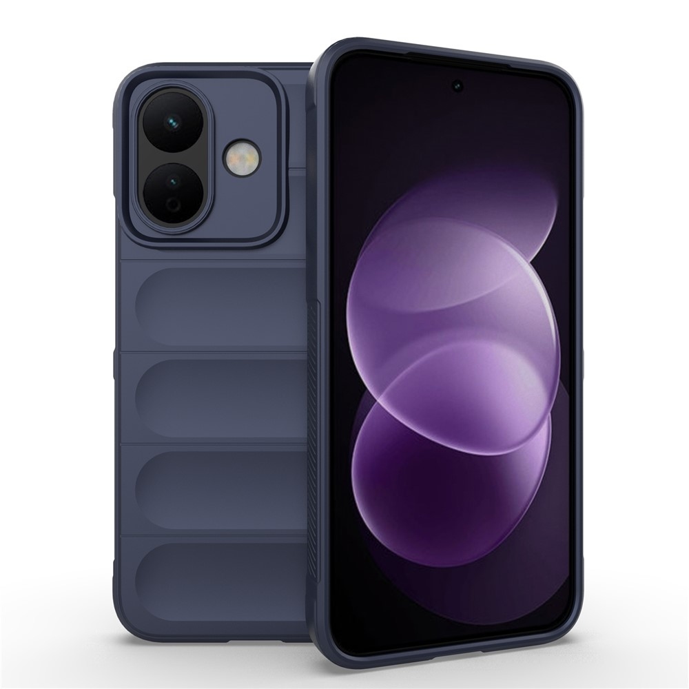 Rugg odolný gélový obal na Xiaomi Redmi Note 17 Pro 5G - tmavomodrý
