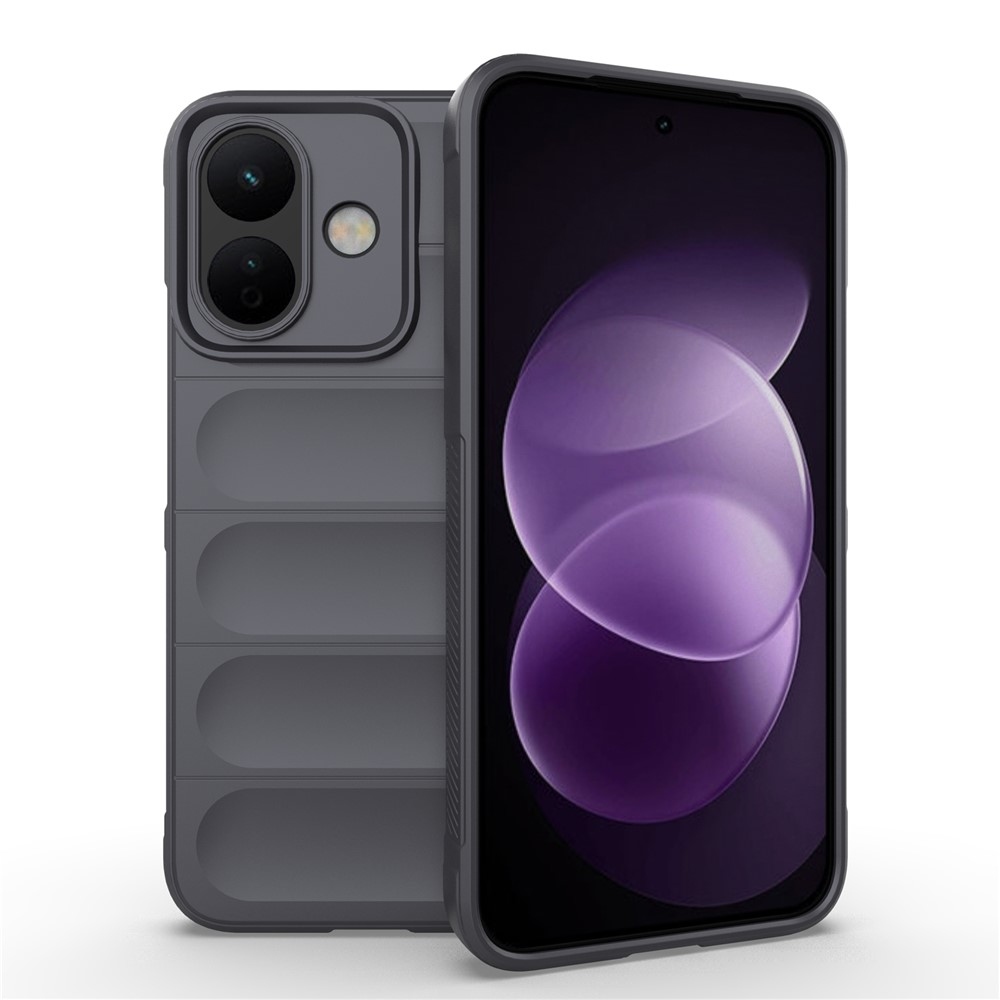 Rugg odolný gélový obal na Xiaomi Redmi Note 17 Pro 5G - tmavosivý