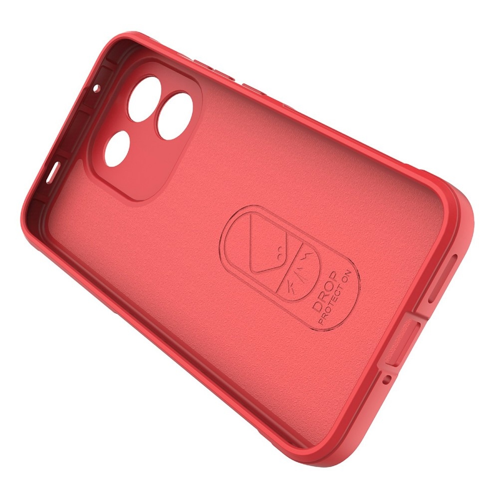 Rugg odolný gélový obal na Xiaomi Redmi Note 17 Pro Max 5G - červený