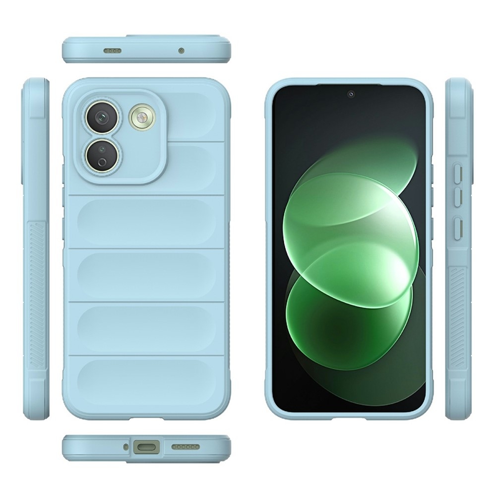 Rugg odolný gélový obal na Xiaomi Redmi Note 17 Pro Max 5G - svetlomodrý