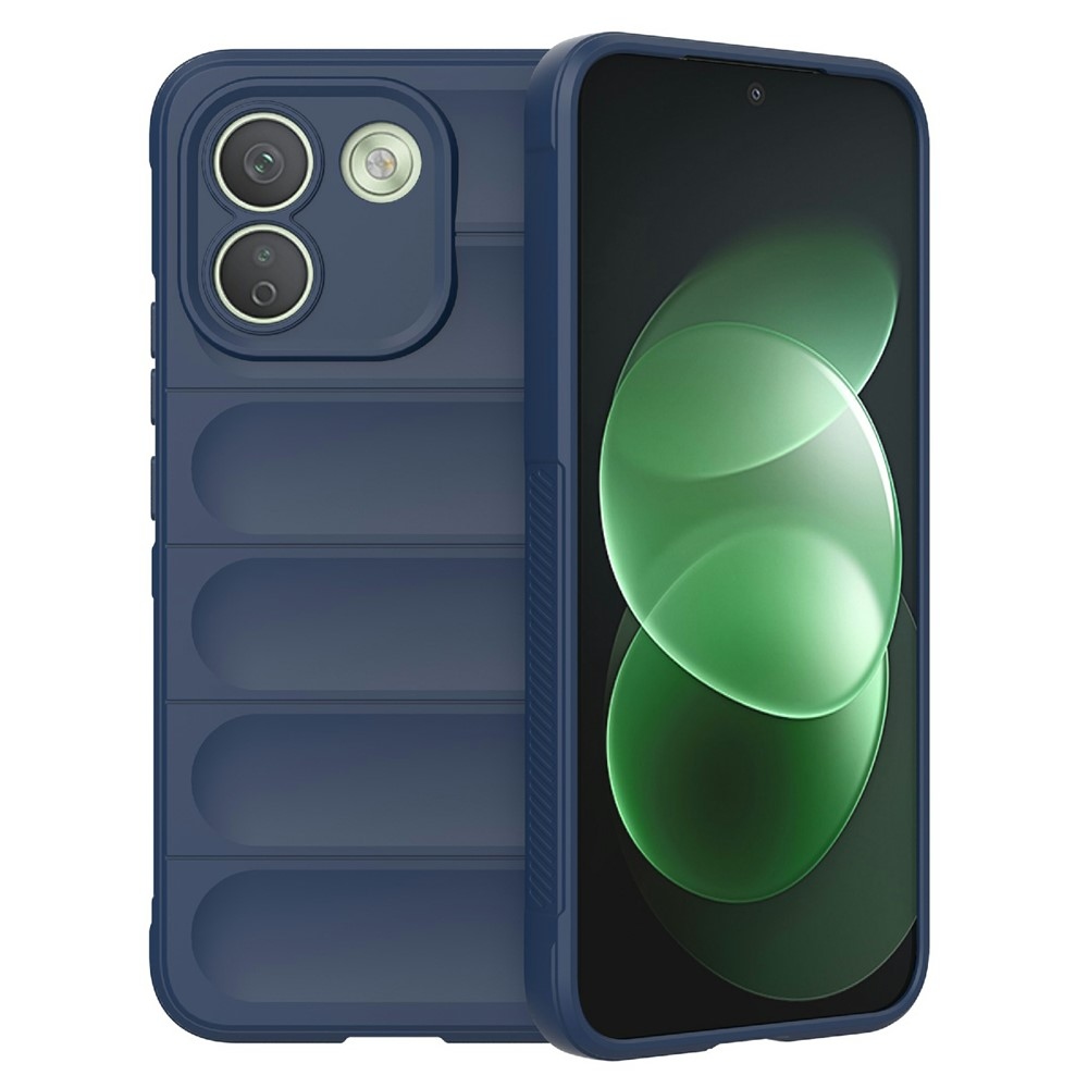 Rugg odolný gélový obal na Xiaomi Redmi Note 17 Pro Max 5G - tmavomodrý