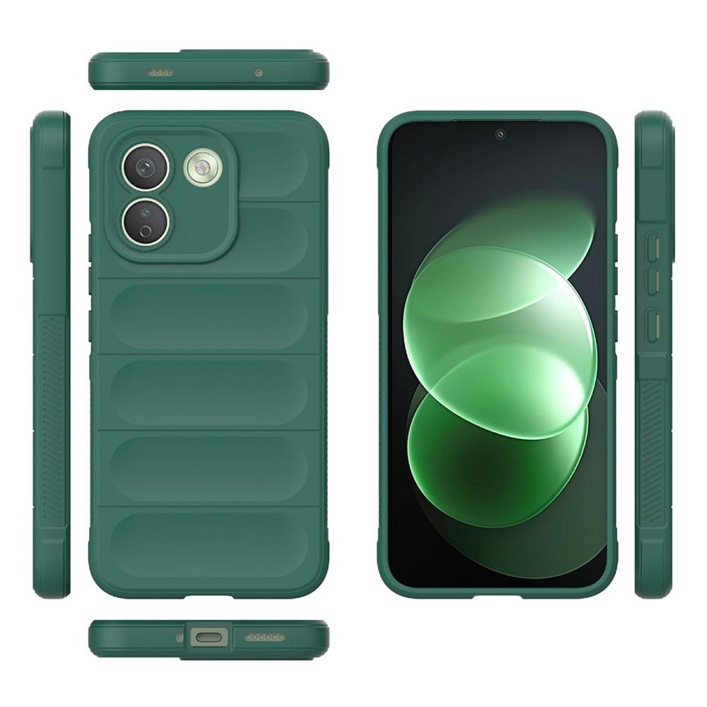Rugg odolný gélový obal na Xiaomi Redmi Note 17 Pro Max 5G - zelený