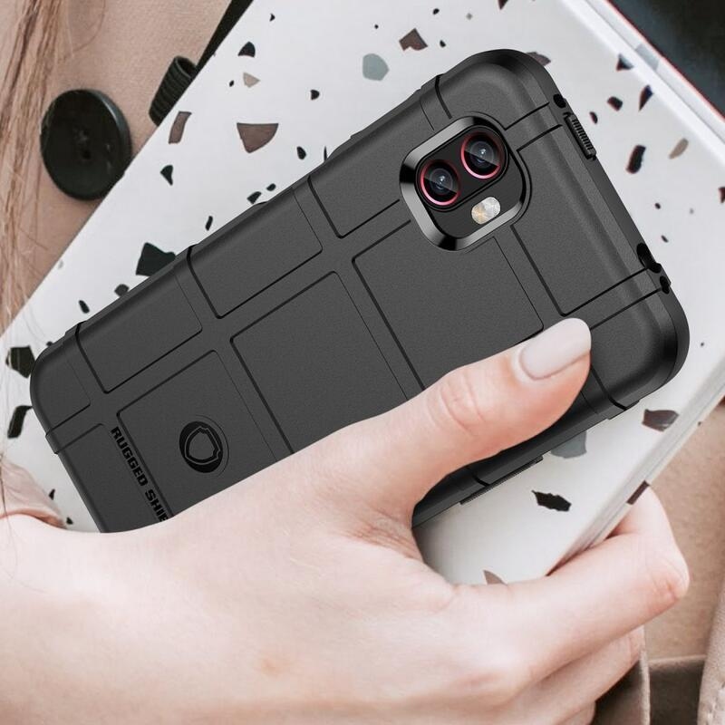 Rugged odolný gélový obal na Samsung Galaxy Xcover 6 Pro - čierne