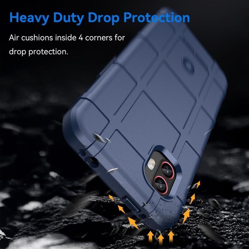 Rugged odolný gélový obal na Samsung Galaxy Xcover 6 Pro - modré