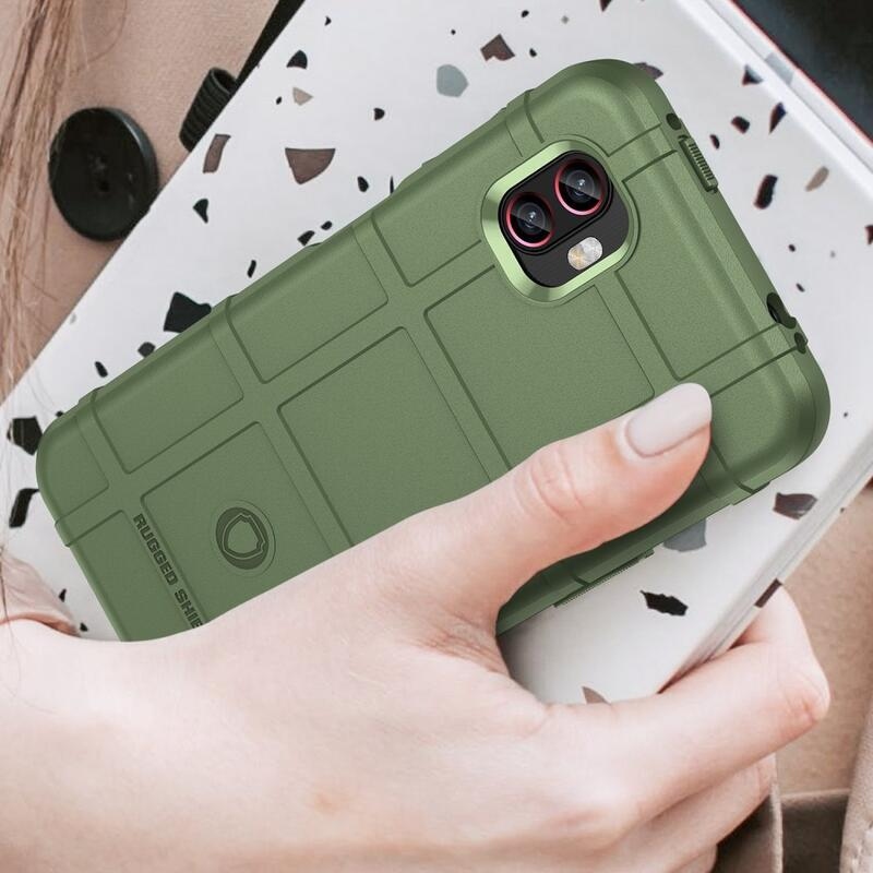 Rugged odolný gélový obal na Samsung Galaxy Xcover 6 Pro - zelené