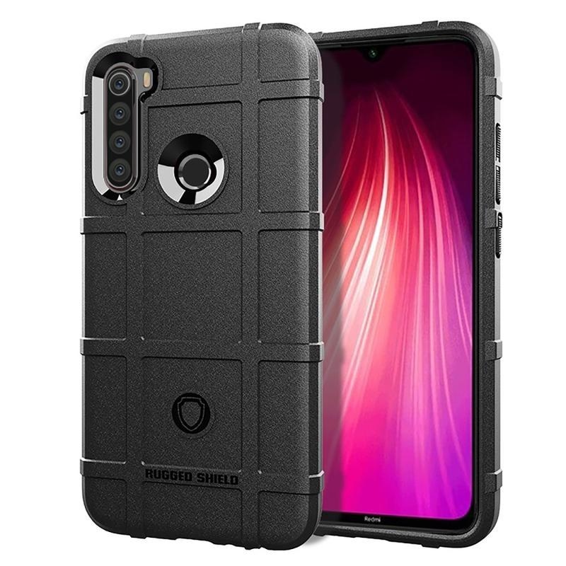 Rugged odolný gélový obal pre mobil Xiaomi Redmi Note 8T - čierny