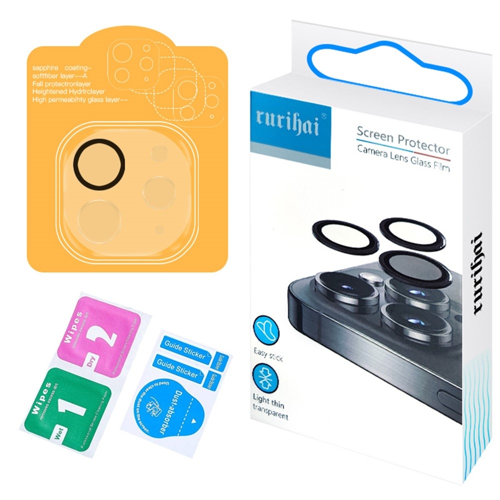 RURI 3D sklo šošovky fotoaparátu na tablet iPad Pro 11 (2024)/(2025)