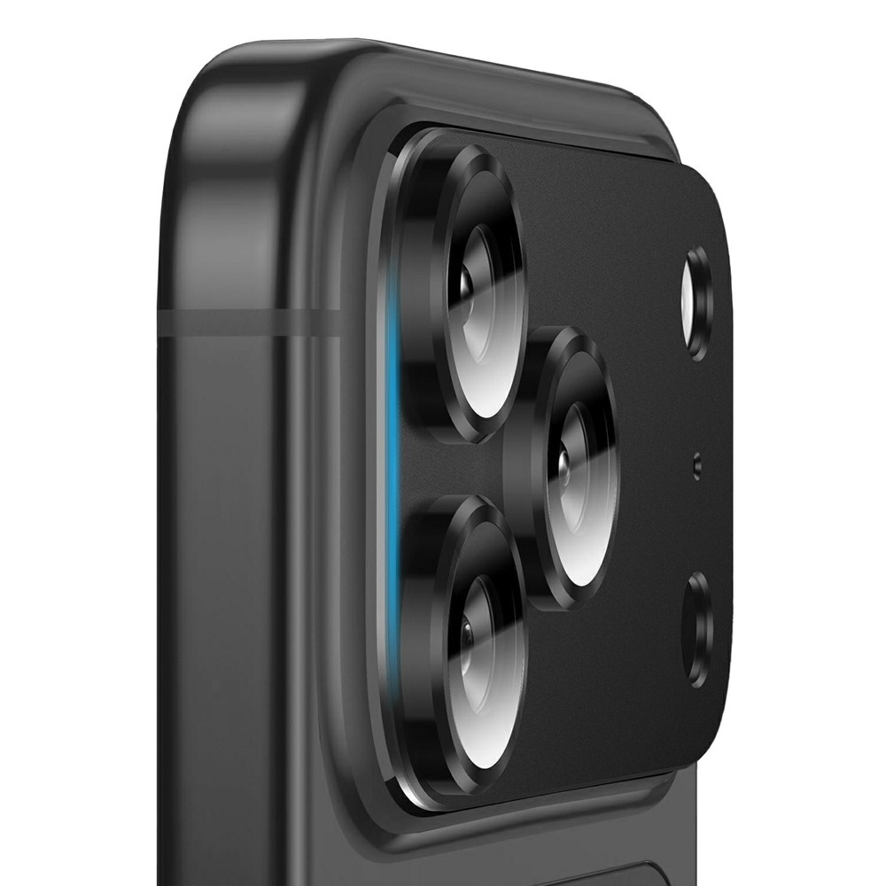 RURI sklo šošovky fotoaparátu na mobil iPhone 18 Pro Max - čierne