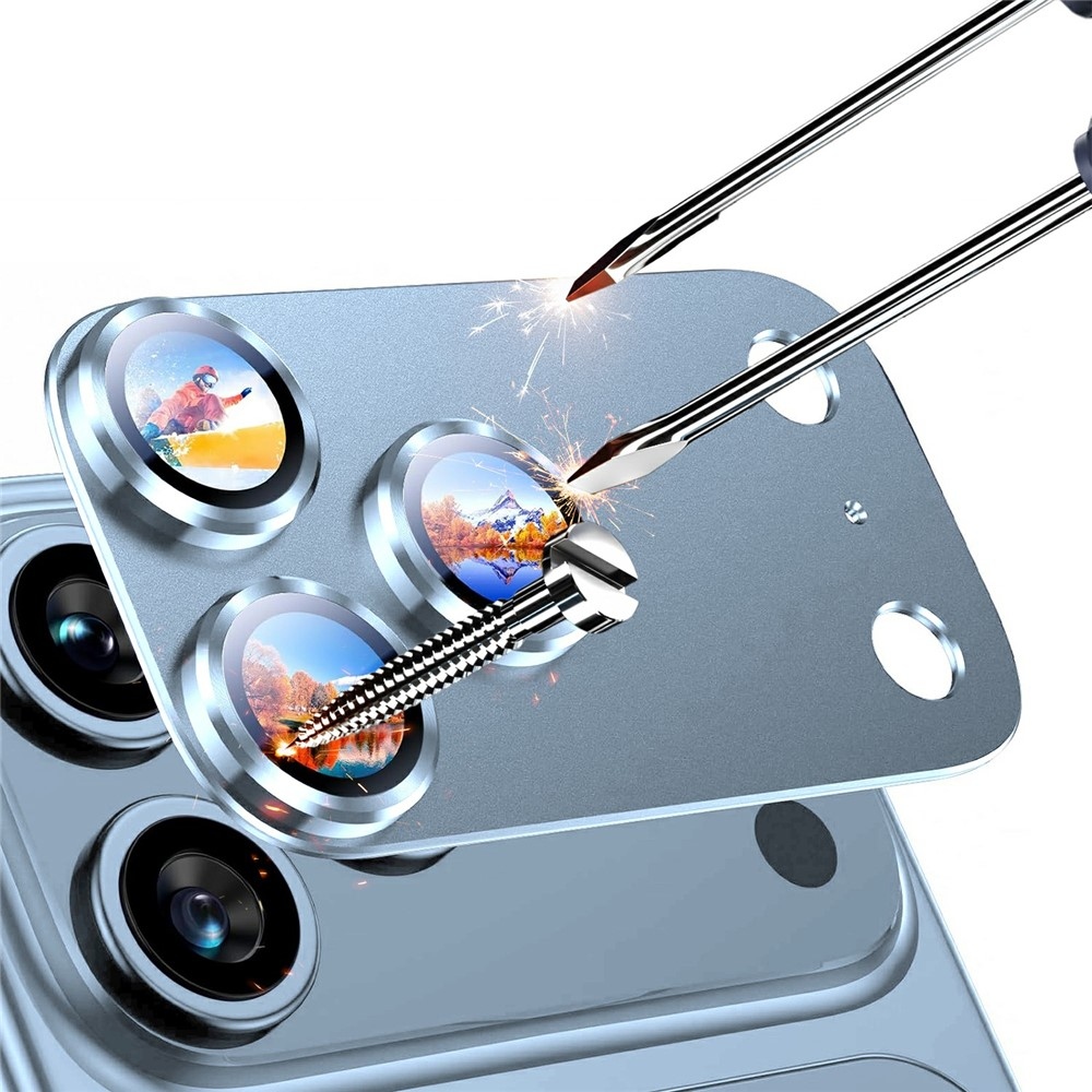 RURI sklo šošovky fotoaparátu na mobil iPhone 18 Pro Max - modré