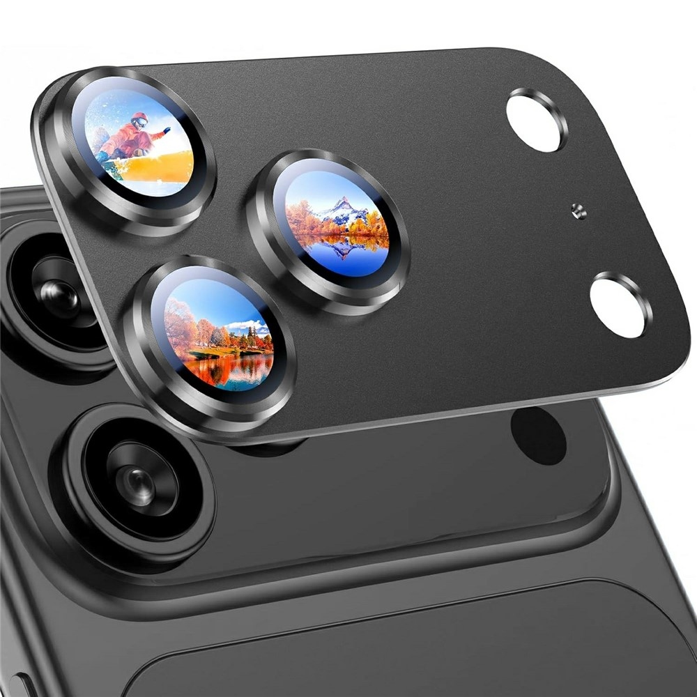 RURI sklo šošovky fotoaparátu na mobil iPhone 18 Pro Max - šedé